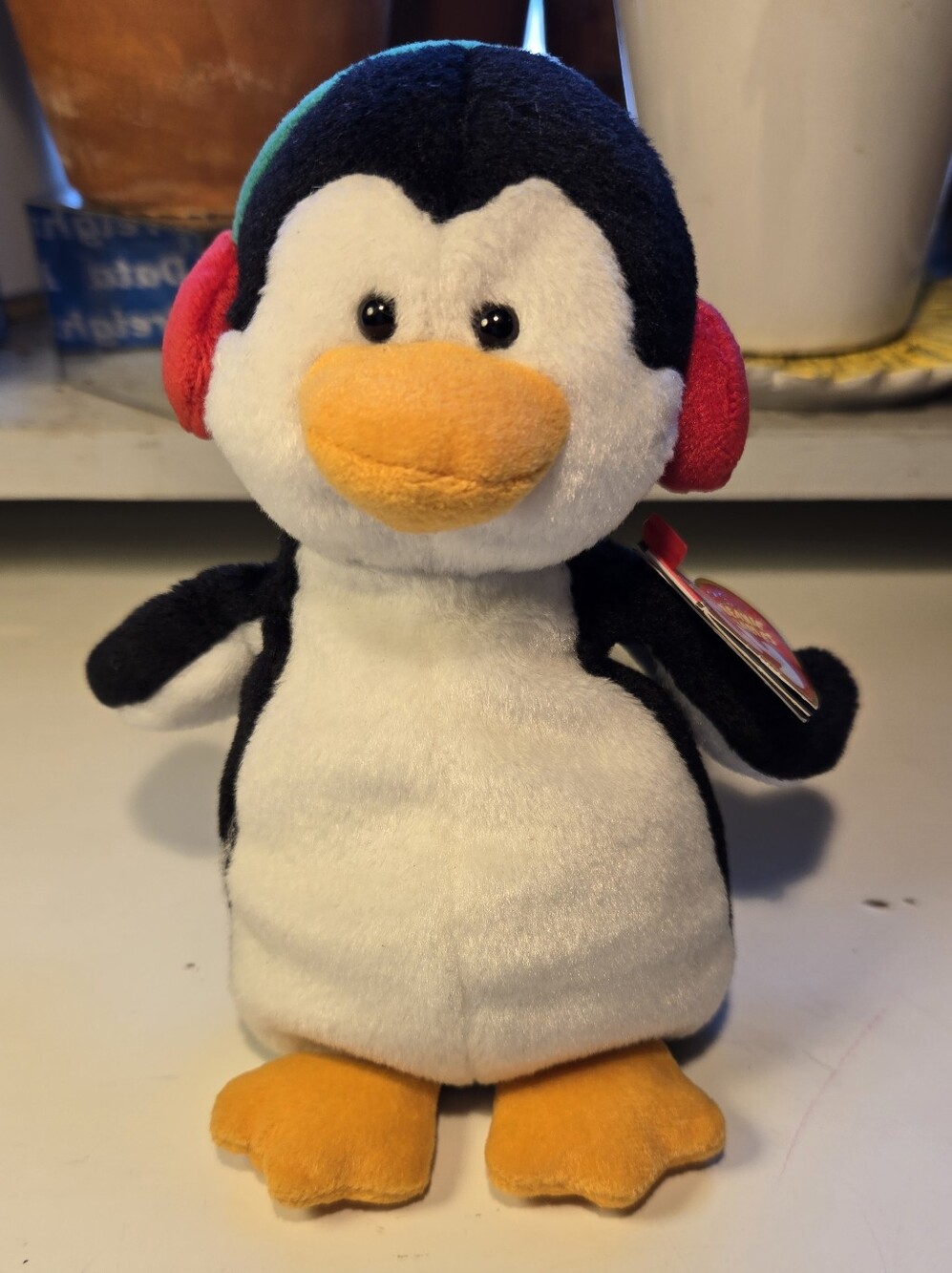 Ty Beanie Babies - Snowbank the Penguin Plush